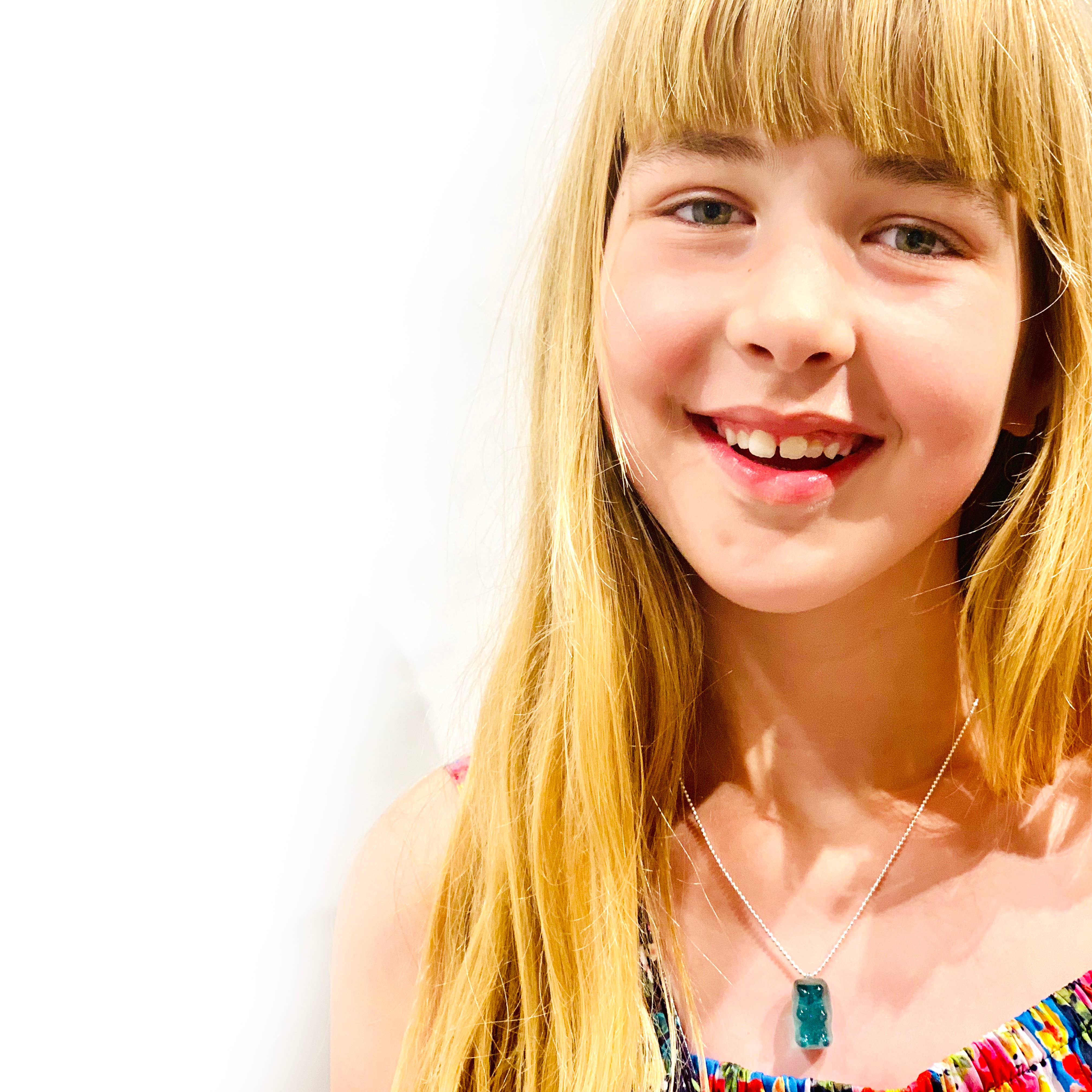 Glitterlimes - Vendita all'ingrosso Collana con ciondolo/pendaglio - Collana con orsetto gommoso reale, gioielli di caramelle1