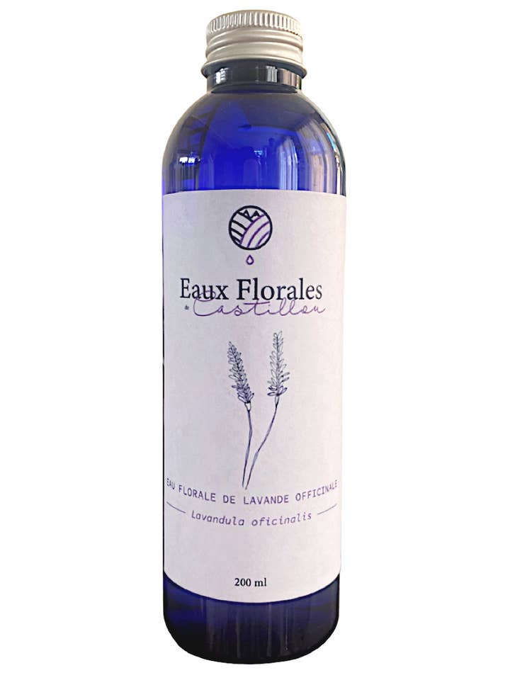 Bio-Lavendelblütenwasser - 200 ml für den Großhandel von Eaux Florales de Castillou