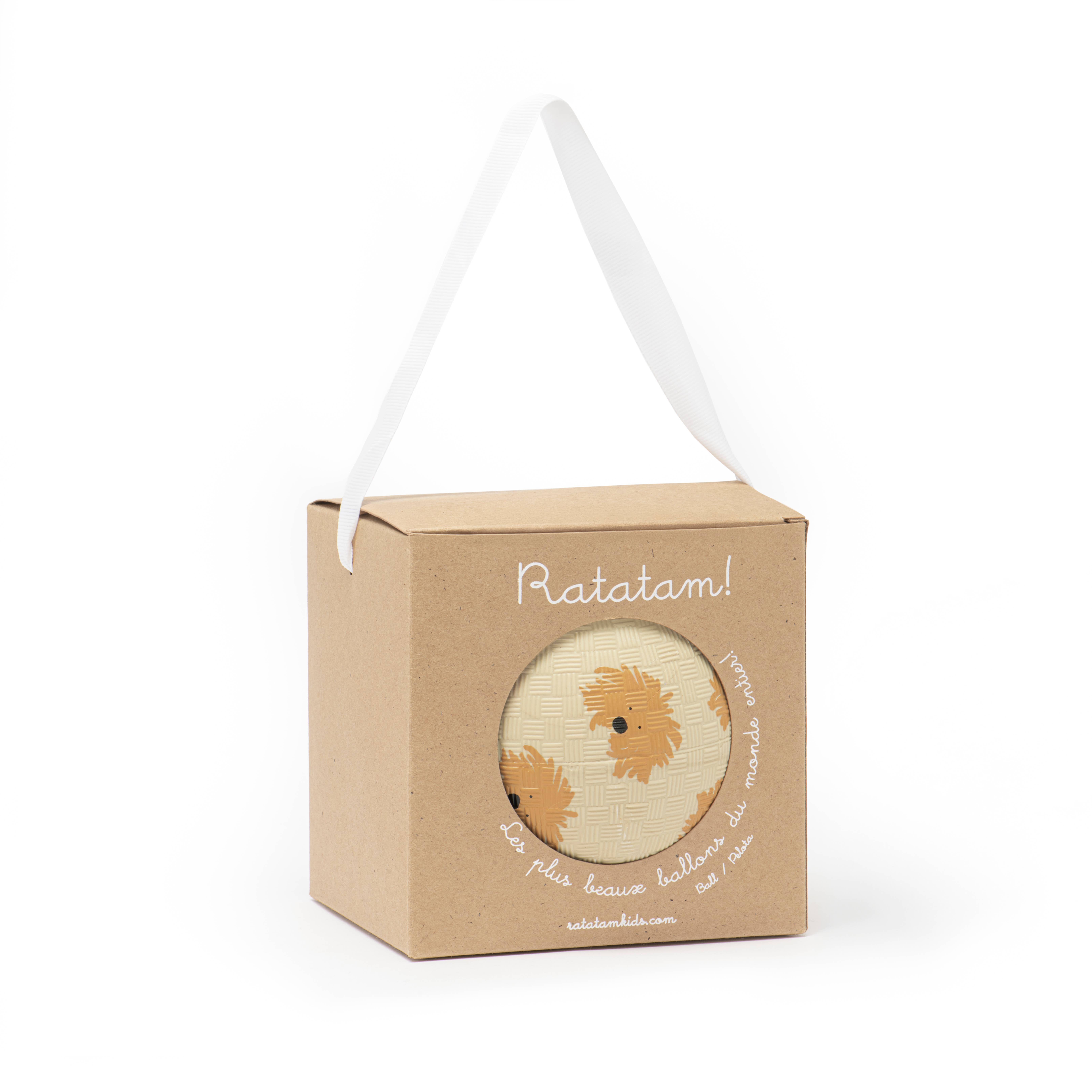 Ratatam! - Wholesale Balloons - Kids - Petit Ballon Doggy Mr Moustache 12 cm – yellow3