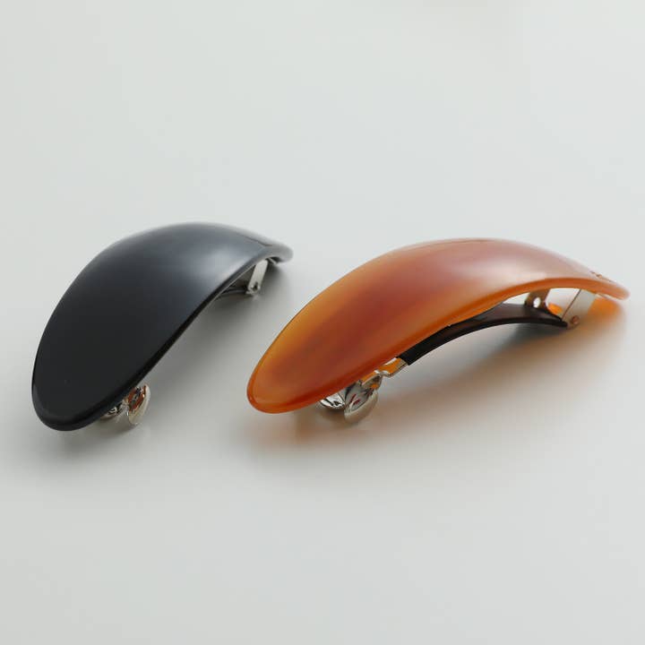 Assorted Charlotte | Classic Curved Thick French Barrette for wholesale on Faire4