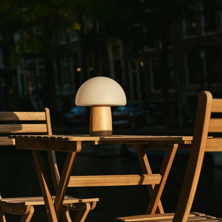 Tavellio - Wholesale Accent/Desk Lamp - Mia Light Brown Stylish Wooden Table Lamp with Dimmer - Wood, Functional & Subtle8