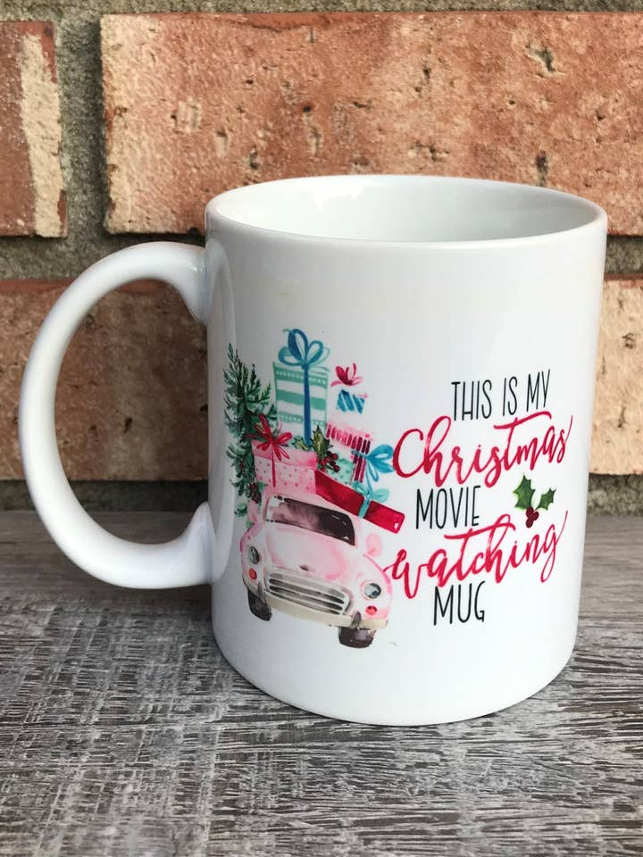 Tazza da guardare film natalizio per la vendita all'ingrosso da parte di Andi’s Shoppe
