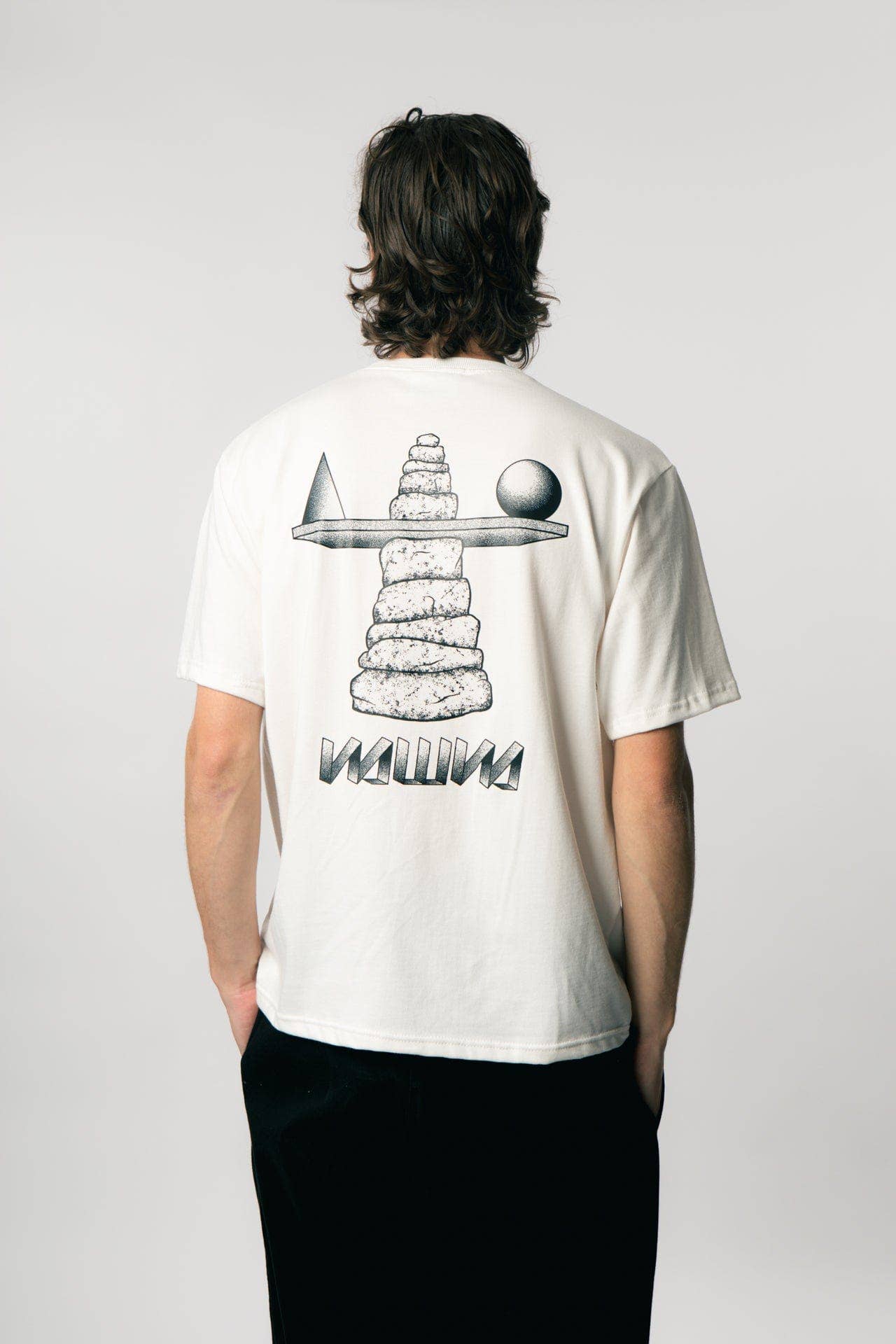 Wawwa Cothing – T-shirt estampada - Unissexo por atacado – T-Shirt Librium Organic6