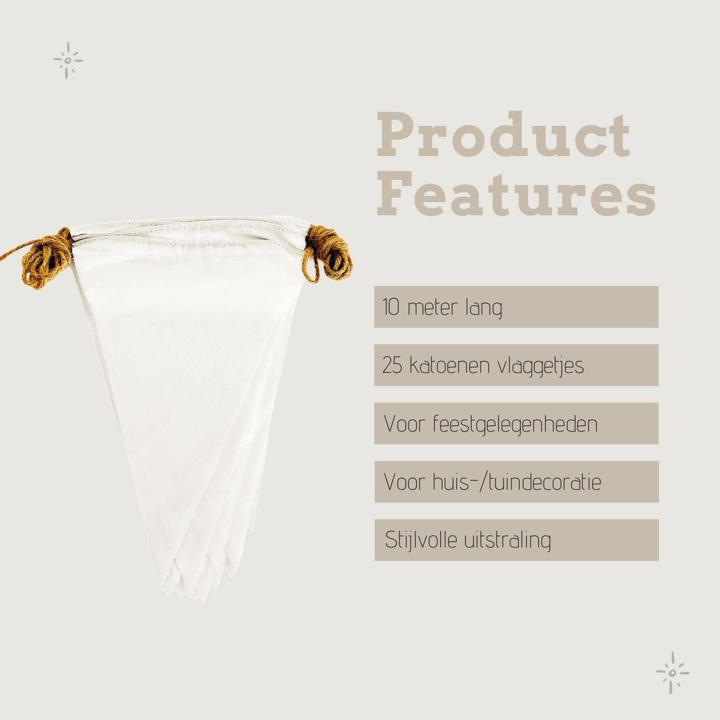 a sunny day - Wholesale Flag - Cotton flags - 10 meter bunting7