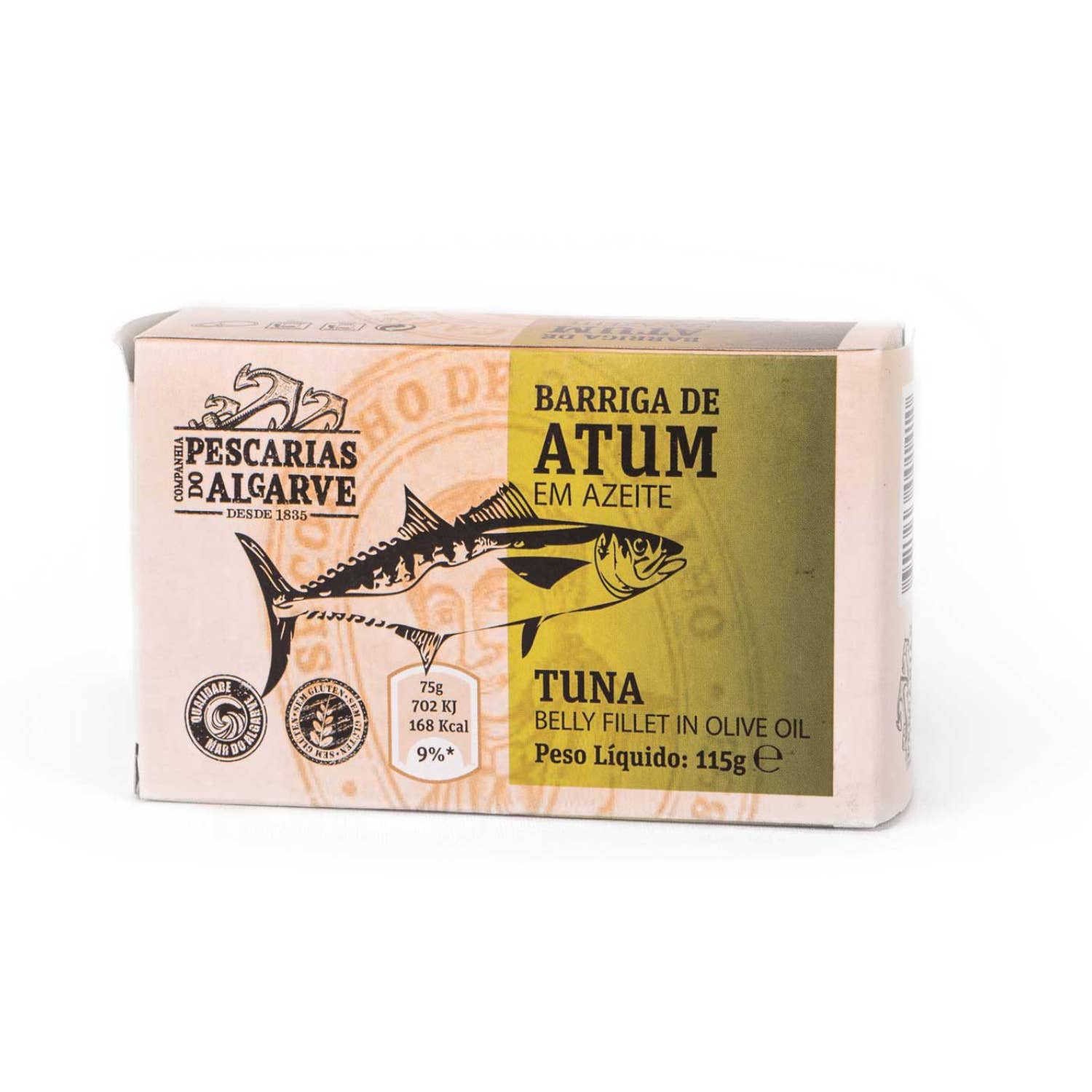 Portugalia Imports - Wholesale Tinned Fish - Pescarias do Algarve Tuna Belly in Olive Oil