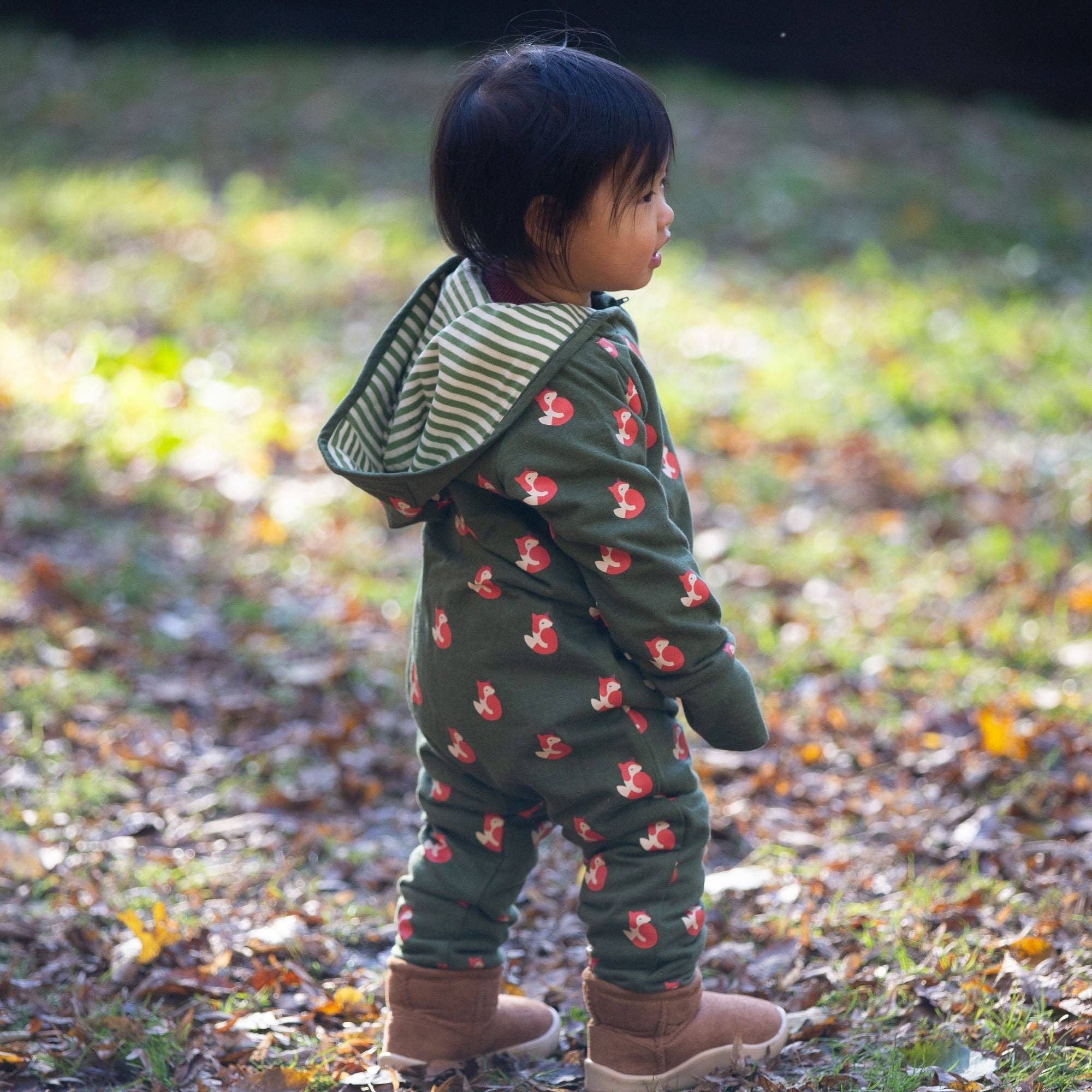 Little Fox Reversible Hooded Snug As A Bug Suit for wholesale on Faire10