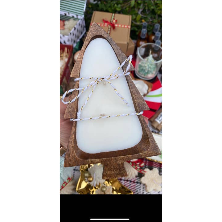 Woodware&Co - Wholesale Decorative Plate/Dish/Bowl - Mini Christmas Tree Wood Bowl8