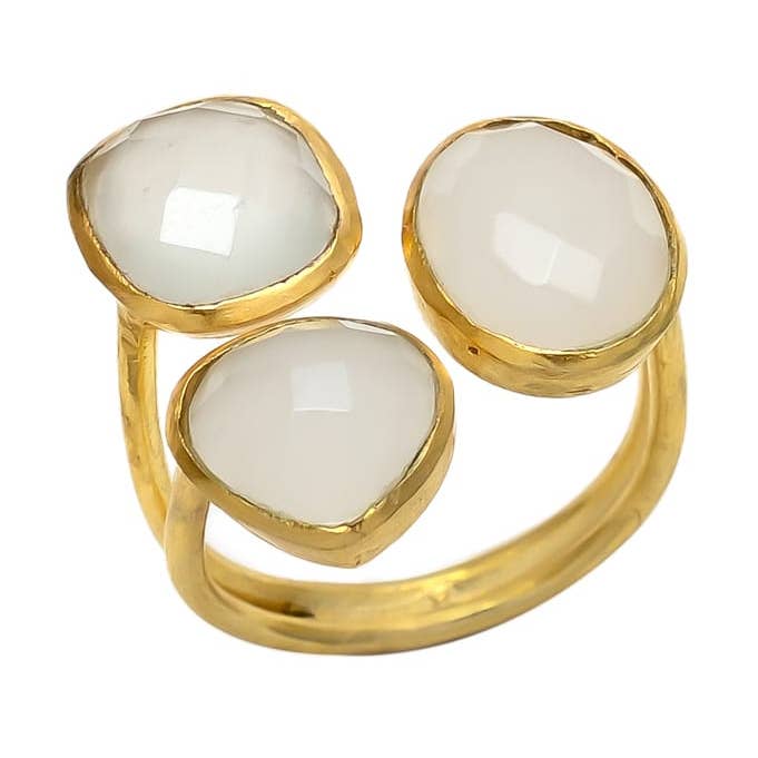 Anillo Alma Blanco para venta al por mayor de Mestiza Joyas