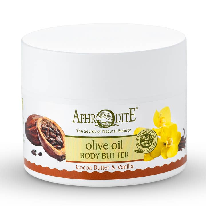 Body Butter with Cocoa Butter & Vanilla for wholesale by Aphrodite Skin Care USA