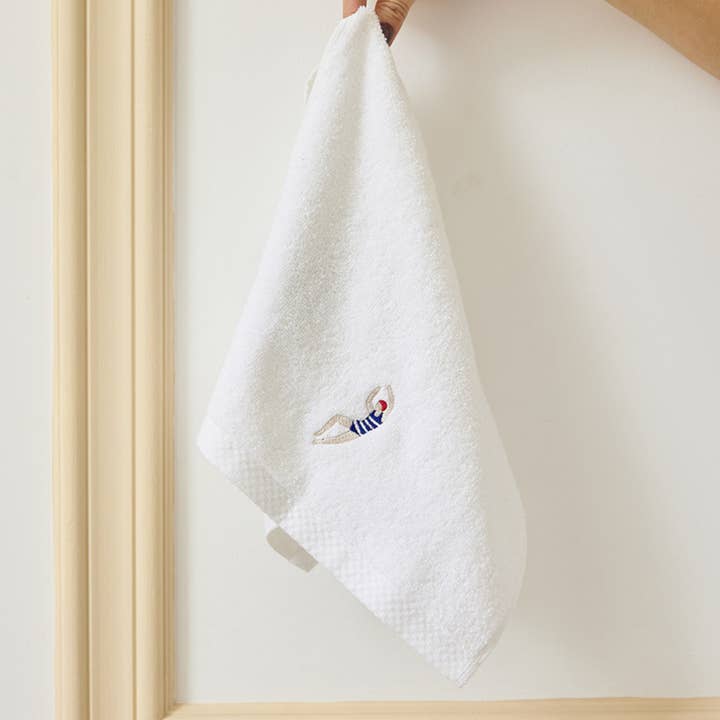 Torres Novas - Wholesale Hand Towel - Swimmers Retro embroidery (pack of 2)5