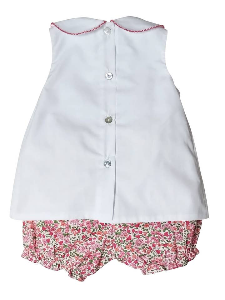 Marco and Lizzy - Wholesale Clothing Set - Baby - Brooke Baby Girl's Applique Diaper Cover Set