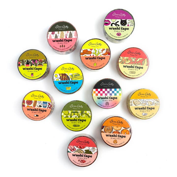 Boss Dotty Paper Co. - Wholesale Washi Tape - New York City Food Washi Tape