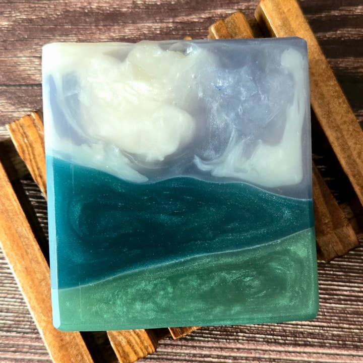 Pretty Soap Co. - Wholesale Bar Soap - Valley Storm Handcrafted Soap, Fresh Evergreen Scent0