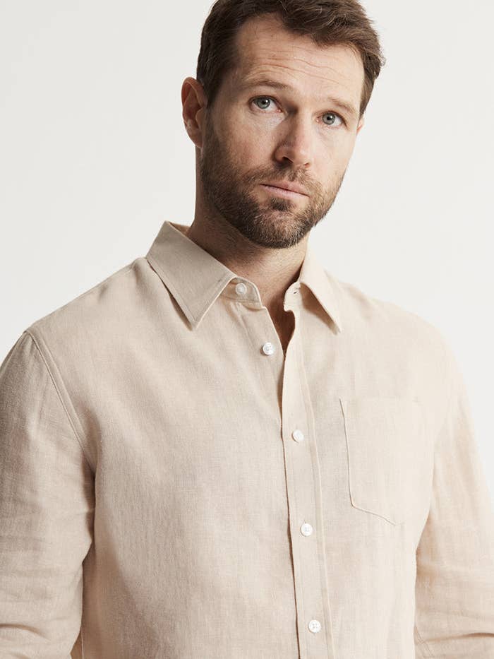 JACHS NY - Wholesale Button Down Shirt - Men's - Southampton Linen Shirt