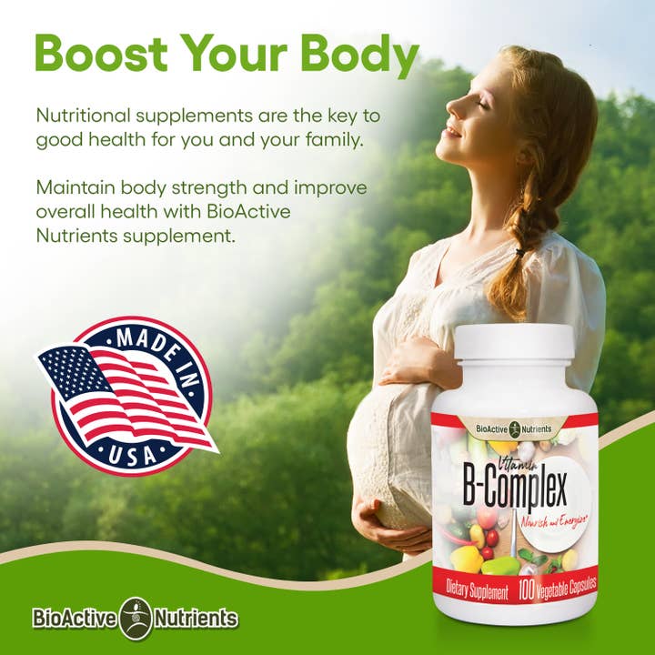 BioActive Nutrients - Wholesale Oral Supplement/Vitamin - Vitamin B Complex 100 Caps by BioActive Nutrients4