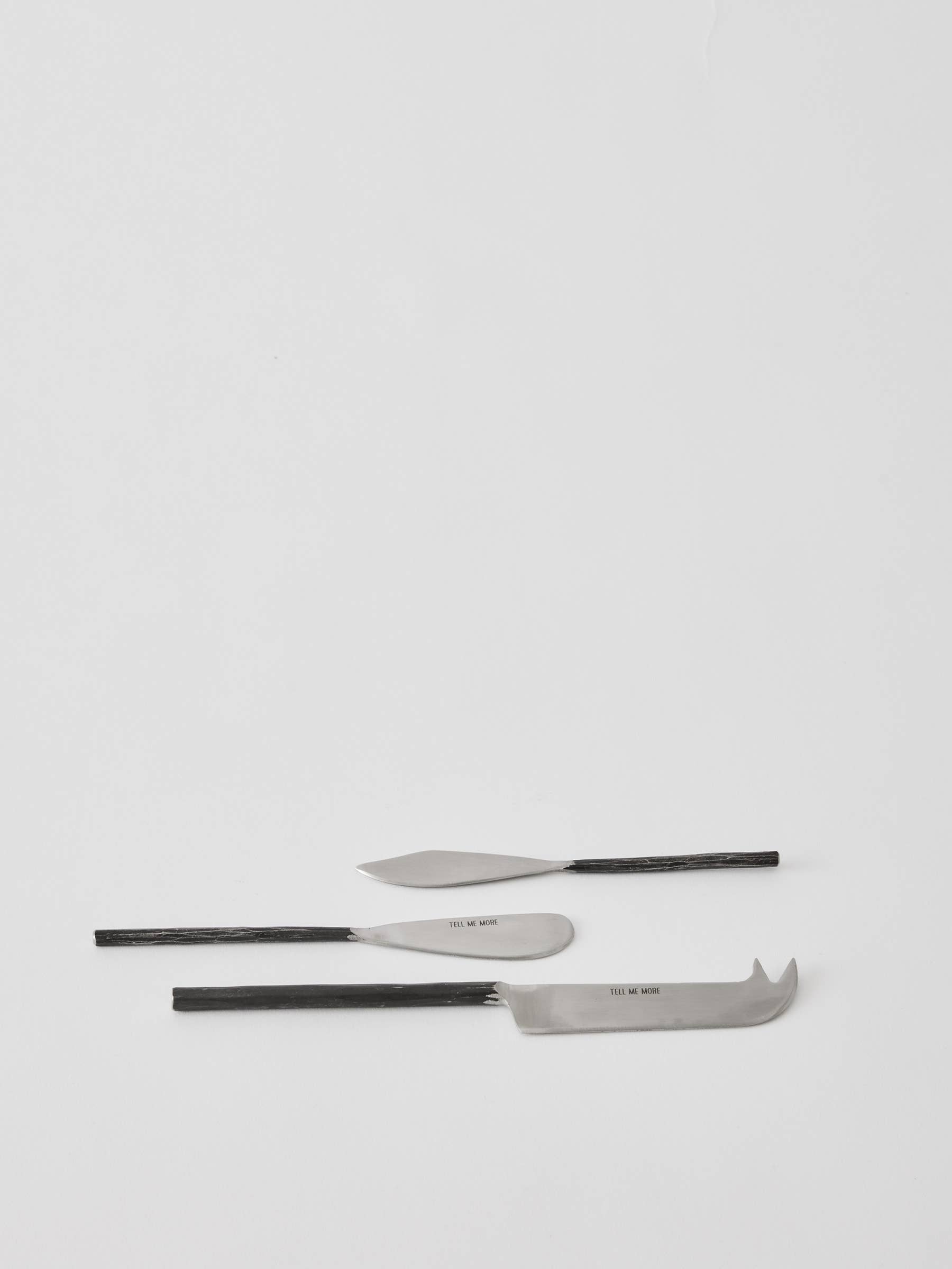 Tell Me More - Wholesale Cheese Spreader - Steel cheese knife3