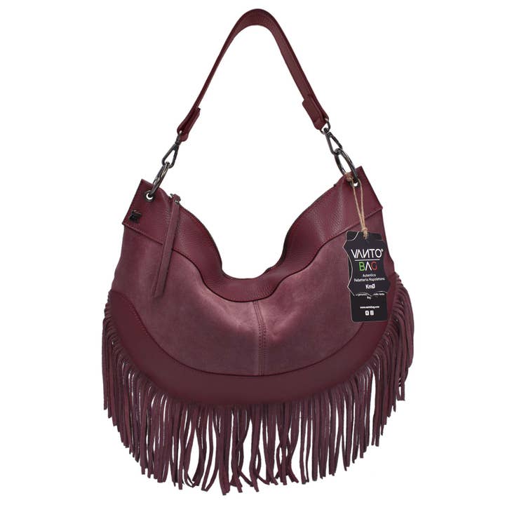 Cristina Camox ❤ Borsa a Spalla/Tracolla ❤ Pelle e Camoscio per la vendita all'ingrosso da parte di Vanto Bag