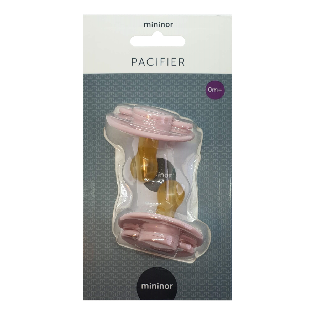 mininor - Wholesale Pacifier - Baby - Round Pacifier Latex 0m “Rose”2