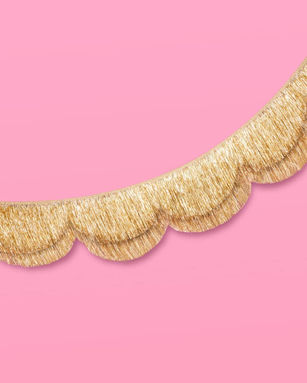 Petit Fetti - Vente Affiche/banderole de fête - Restez Doré Fringe - bannière festonnée, Guirlande, Anniversaire doré4