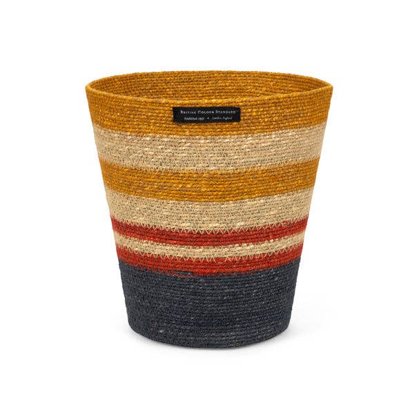 British Colour Standard North America - Wholesale Trashcan/Trash Bin - BRITISH COLOUR STANDARD Seagrass Waste Paper Basket in Tuscan / Guardsman Red1