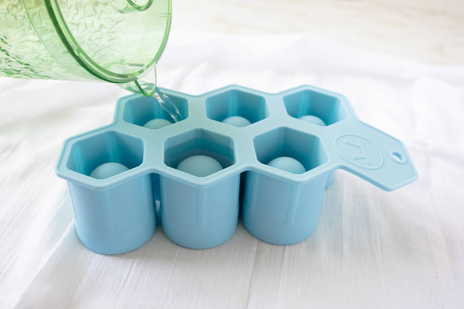 Fox Run Brands - Wholesale Ice Tray/Mold - Outset Silicone Hexagon Ice Shot Mold, 6 Glass Capacity2