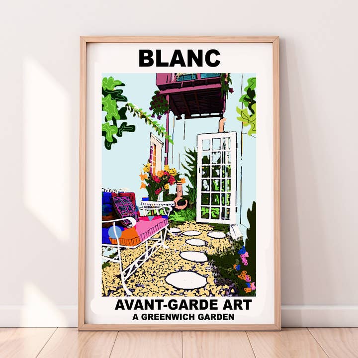 Greenwich Garden A3 Print for wholesale by BLANC Prints UK