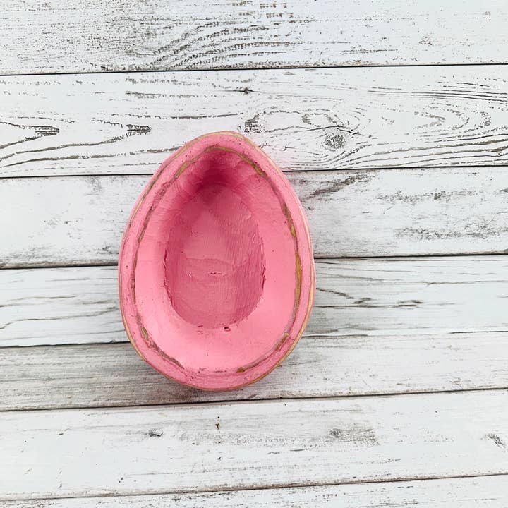 VALENTINA IMPORTS INC - Wholesale Candle Holder - Easter Eggs Dough Bowl Candle Ready