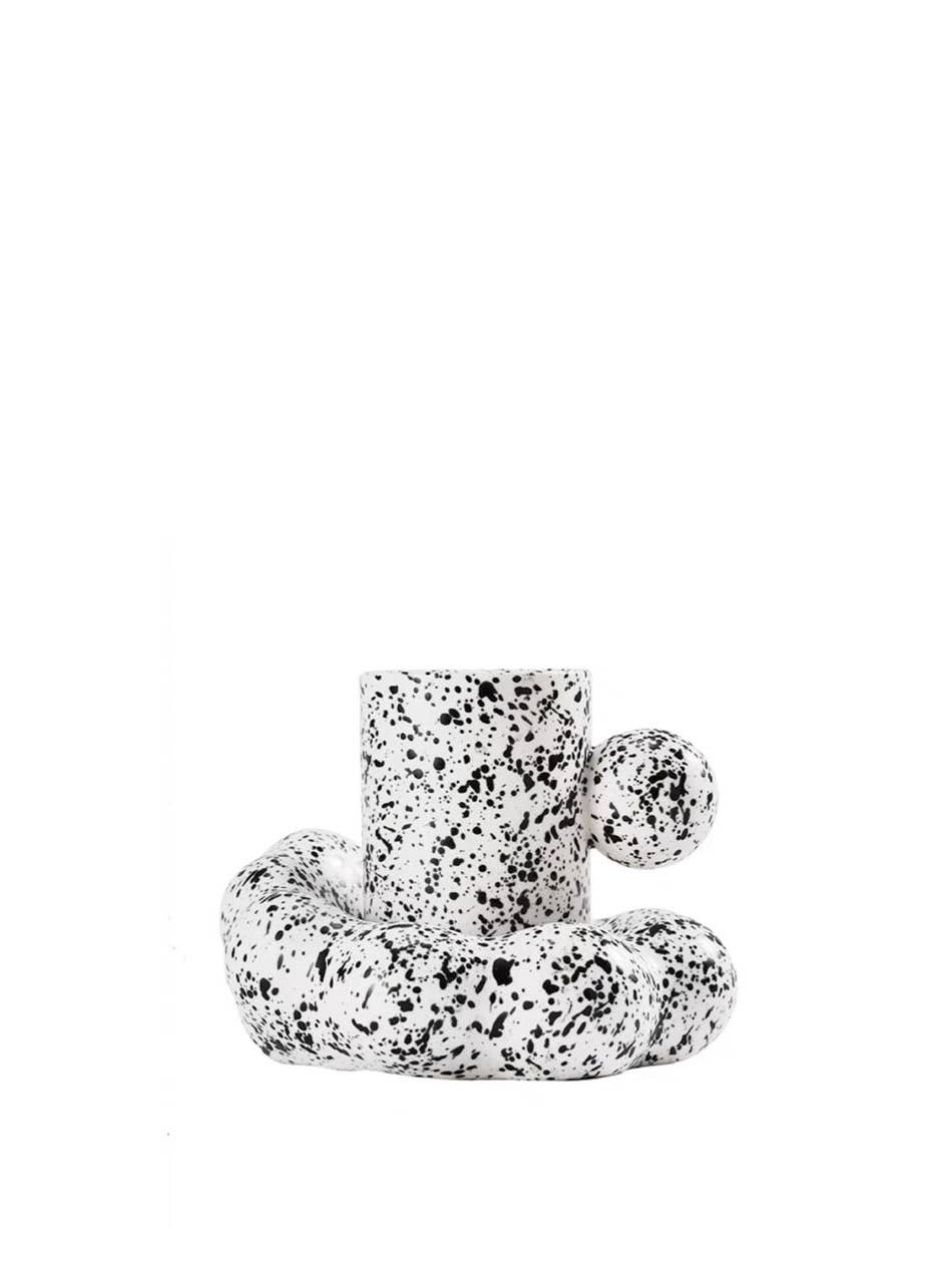 TUTU Home - Tableware & Decor - Wholesale Coffee mug - "Cloud" Shape Cute Ink-Splashed Porcelain Mug & Saucer0