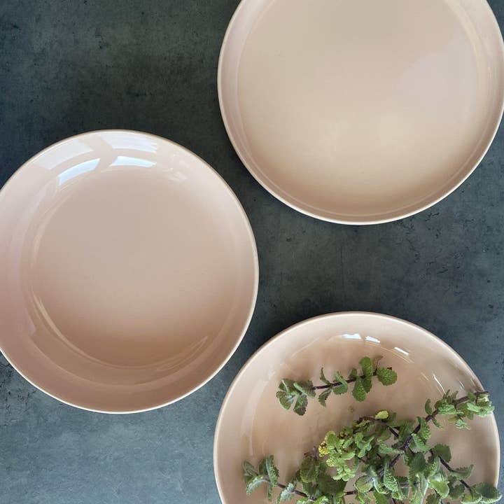 TERREA HOME - Wholesale Dinner Plate - Elements Pink Salmon Dinner Plate1