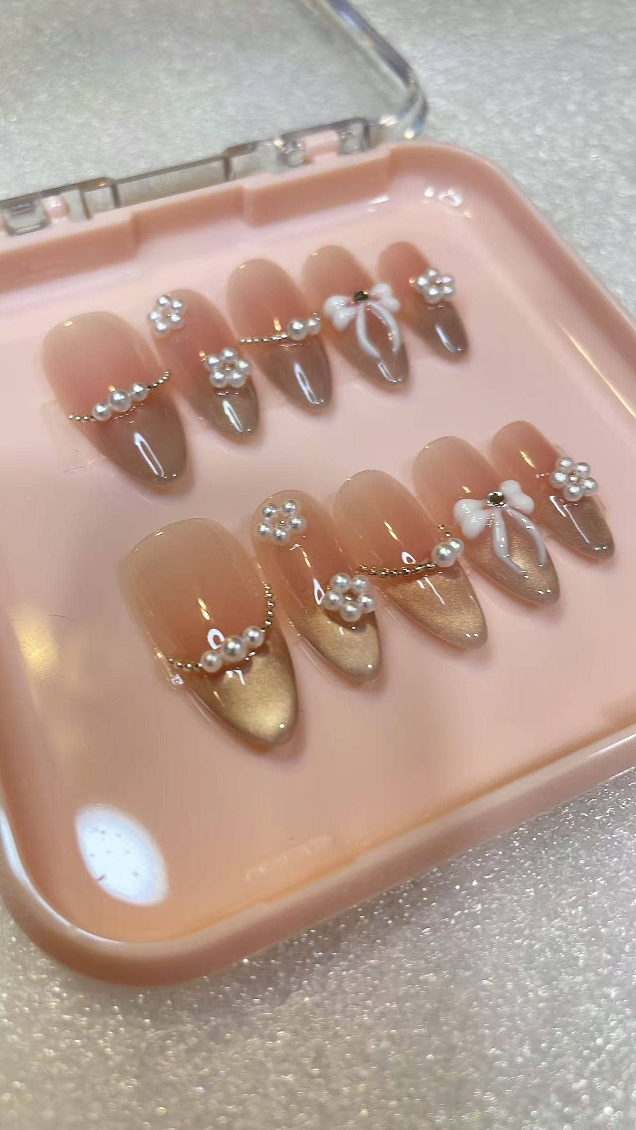 Azurenailshop - Wholesale Press-On/Fake Nails - Azurenailshop Press on nails, Almond shape popular nails