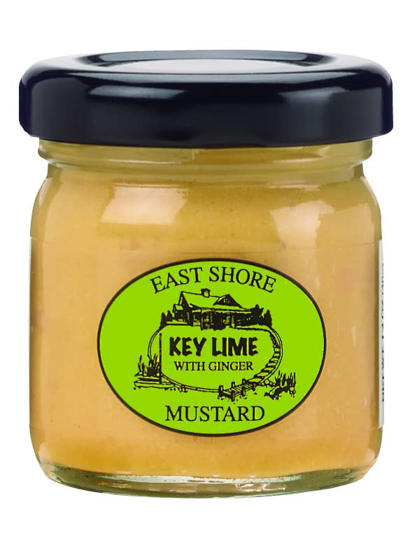 East Shore senap - nyckel kalk med ingefära senap - 1.4oz för wholesale av East Shore Specialty Foods, Inc.