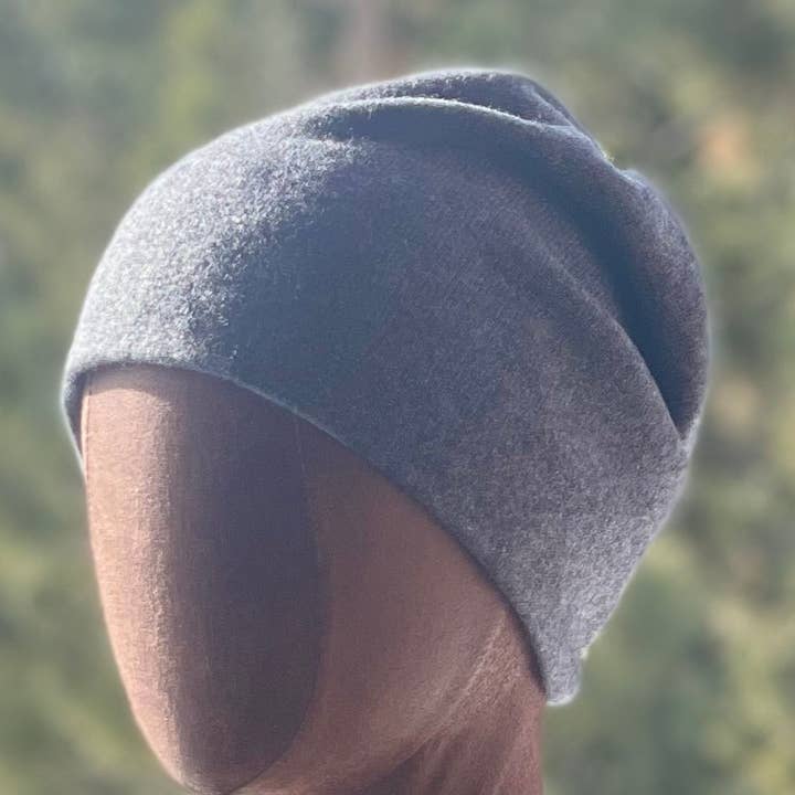 Hat: Muumtei Reversible 100% Cashmere for wholesale by Unicorn Cashmere