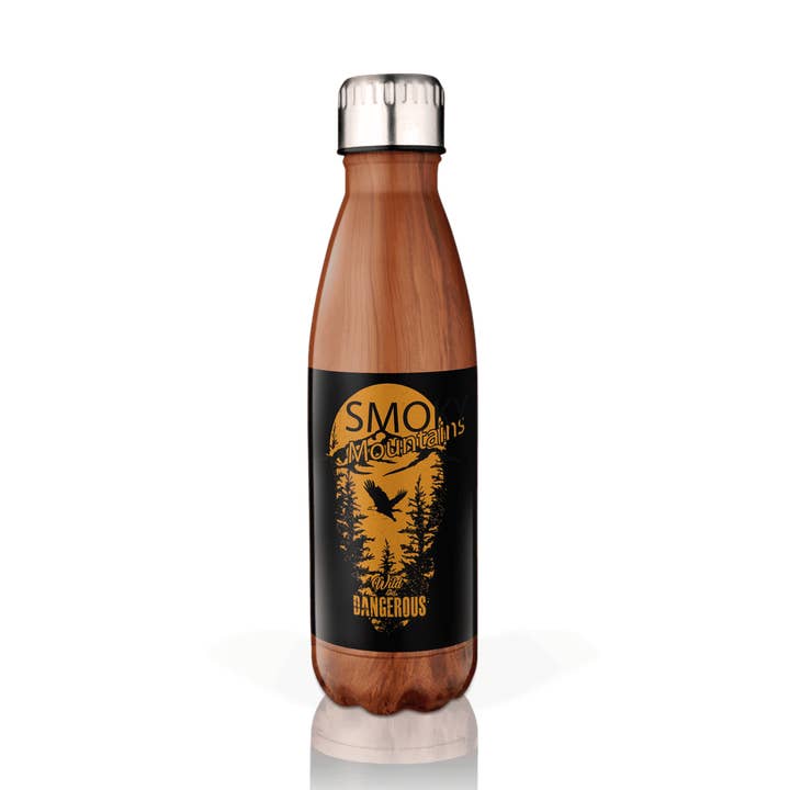 Customizable Wood Grain 17oz Cola Bottle: Dangerous for wholesale by Matrix