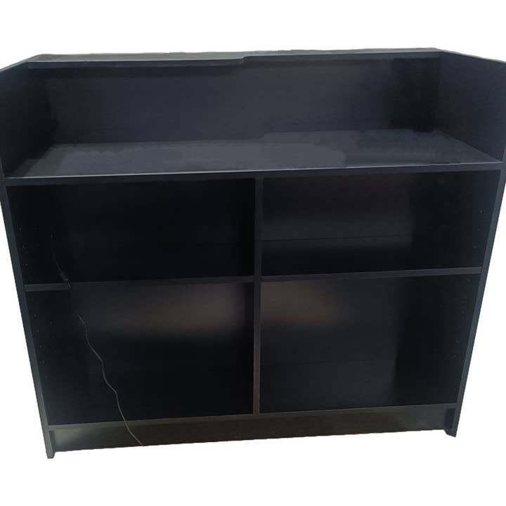 Only Hangers - Wholesale Retailer Display Stand/Case - Black Ledgetop Showcases with LED Lights in 4ft and 6ft4