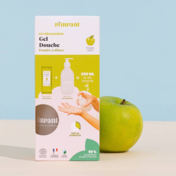 Green Apple Shower Gel Discovery Kit for wholesale by PIMPANT