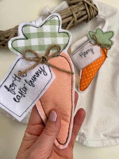 Easter Bunny Carrot for wholesale by Girl Friday Embroidery
