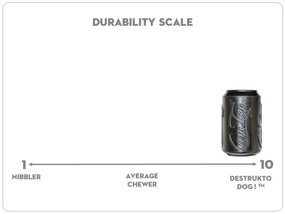 SodaPup Dog Toys - Wholesale Kauwspeeltje voor honden - Hond - SP Magnum Can Toy - Kauwspeelgoed en Traktatie Dispenser - Zwart5