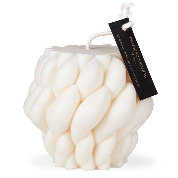 Decorative soy candle » Braid - 715 g for wholesale by Tradição Natural