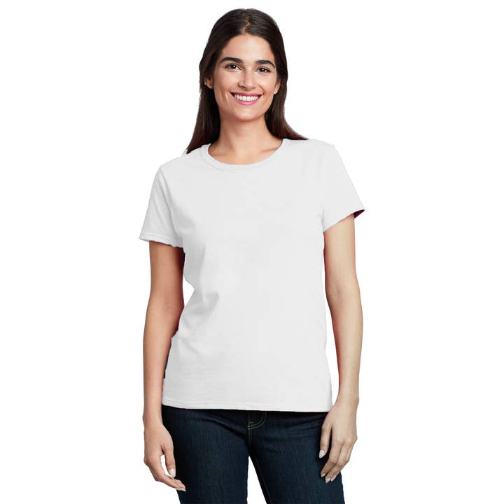 Radyan - Wholesale T-shirt – women's - Radyan Blank Shirts for Women - Half Sleeve Plain Tshirts7