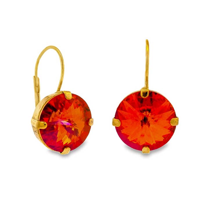 TOVA - Wholesale Dangle Earrings - Caitlin Round Earrings4