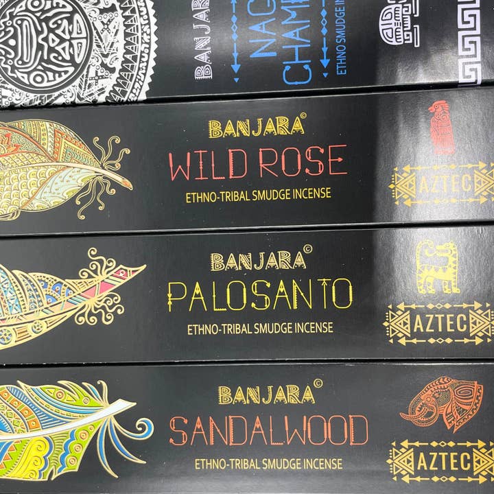 Ancient Wisdom - Wholesale Incense - Banjara Tribal Smudge Incense - ( 6 packs of 8 fragrances )