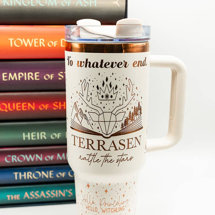 zoo&roo - Wholesale Insulated Mug/Tumbler - Throne of Glass 40 oz engraved tumbler | officially licensed3