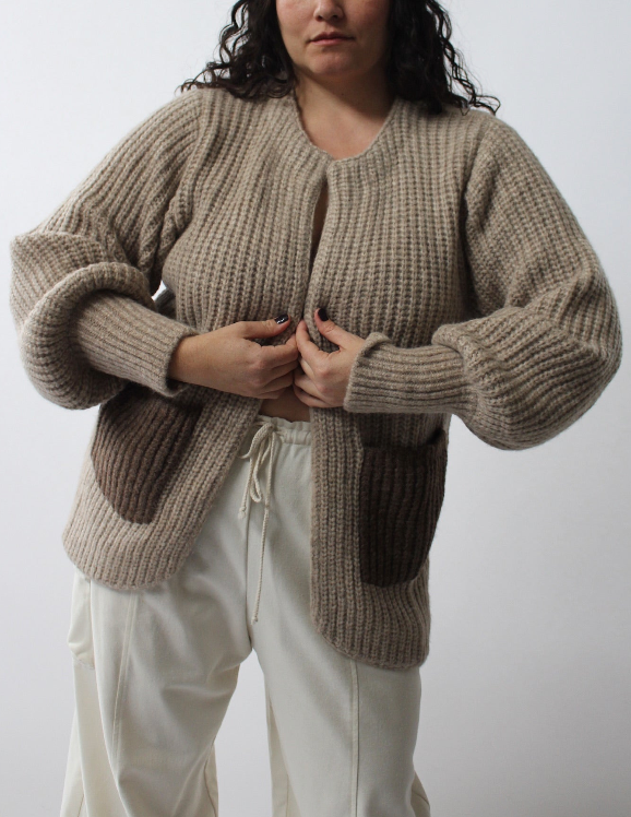 Na Nin - Wholesale Jas - Dames - Gebreide alpacajas van Dylan6