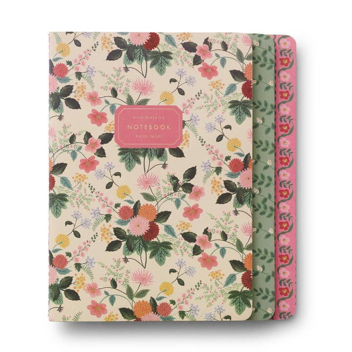 Assorted Dahlia Notebooks Assorted Dahlia Notebooks