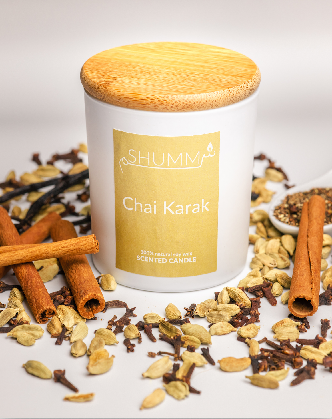 Shumm Candles – Vela em jarro/copo por atacado – Vela Chai Karak3