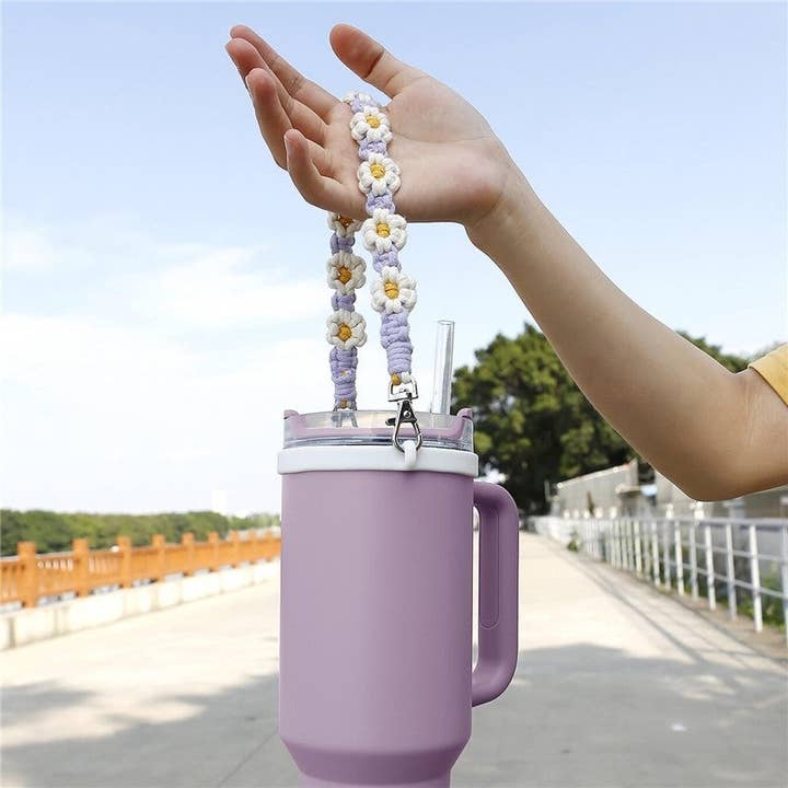 FurDecoration – wholesale Drink huggers & koozies – Hand-Woven Thickened Silicone Cup Holder1