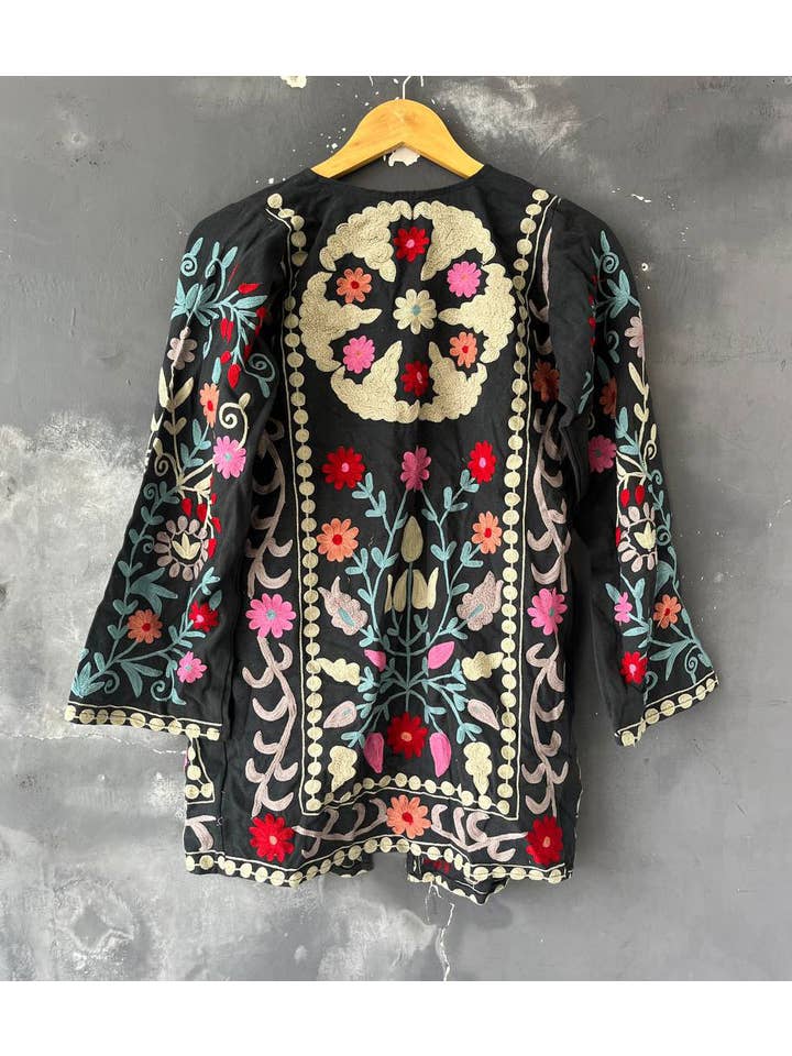 Bhawana Handicrafts - Wholesale Jacket - Women's - Suzani jacket Handmade Ladies Long Coat Winter Wear Jackets 3