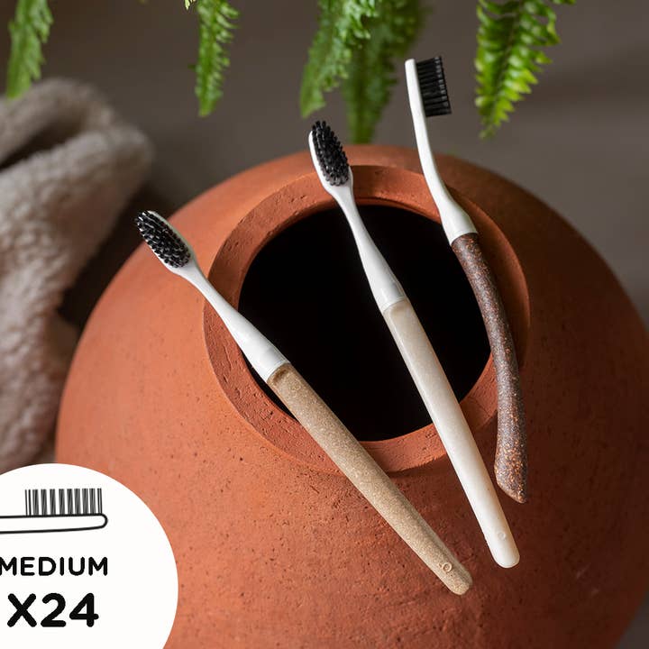 Edith 3 udskiftelige tandbørstehoveder for engroshandel hos Bioseptyl-1845-Empreinte