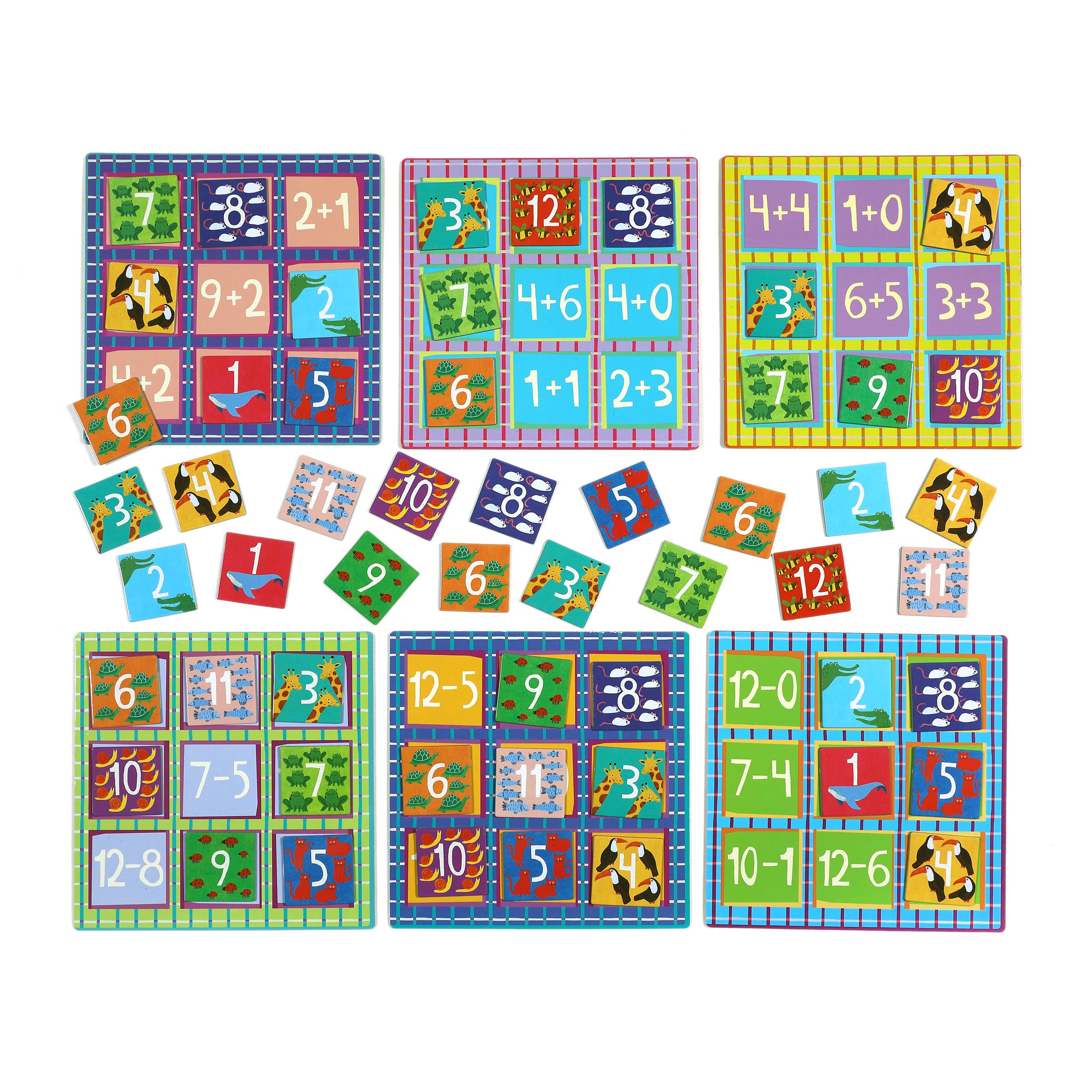Just Imagine Toys – wholesale Brain game – Child – eeBoo Simple Maths Bingo1