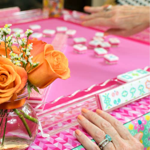 My Fair Mahjong - Wholesale Board Game - MAHJONG MAT | Prism | 33" x 33"2